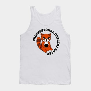 Red Panda Onigiri Eater Tank Top